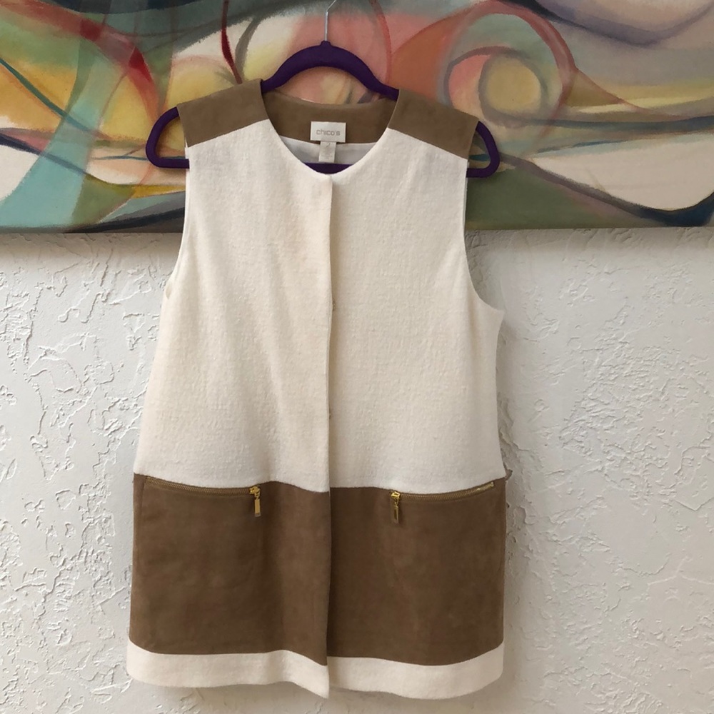 Chico’s long vest